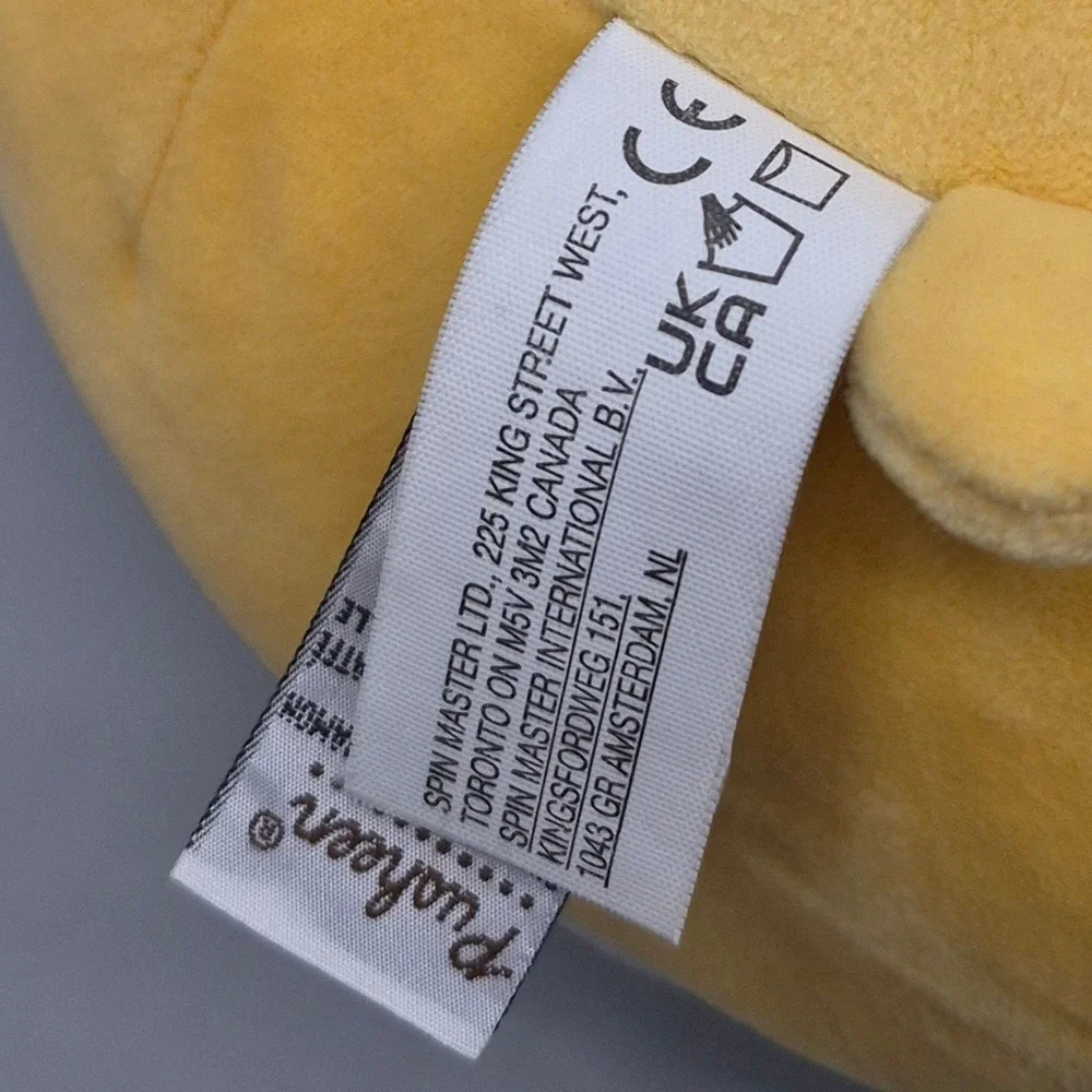 Pusheen by GUND Cinnamon Roll Squisheen Plush Cat Yellow White 6061525 2021